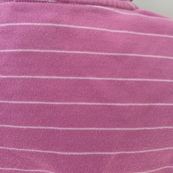 VINEYARD VINES pink striped quarterzip pullover sweatshirt - Picture 8 of 8